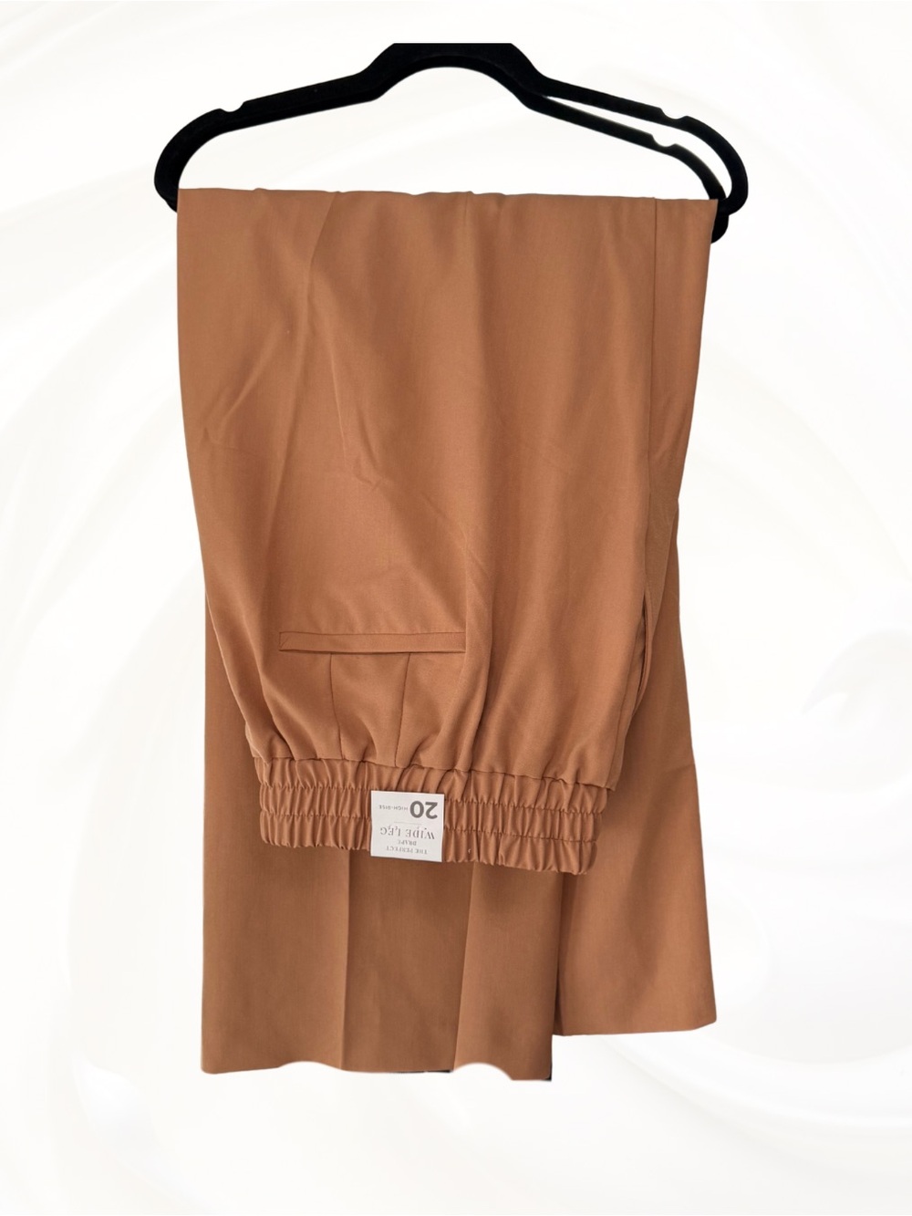 NWT! lane Bryant perfect drape wide leg trousers brown size 20